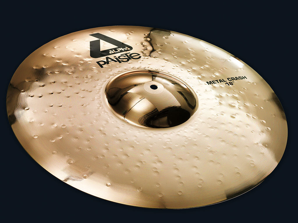 ฉาบ แฉ แคลช Paiste Alpha Brilliant Metal Crash สำหรับกลองชุด ราคาพิเศษ
