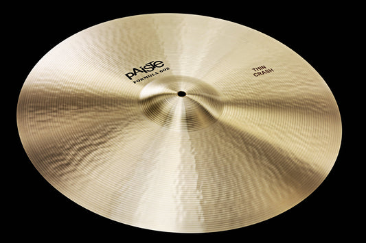 ฉาบ แฉ แคลช Paiste Formula 602 Classic Crash สำหรับกลองชุด ราคาพิเศษ