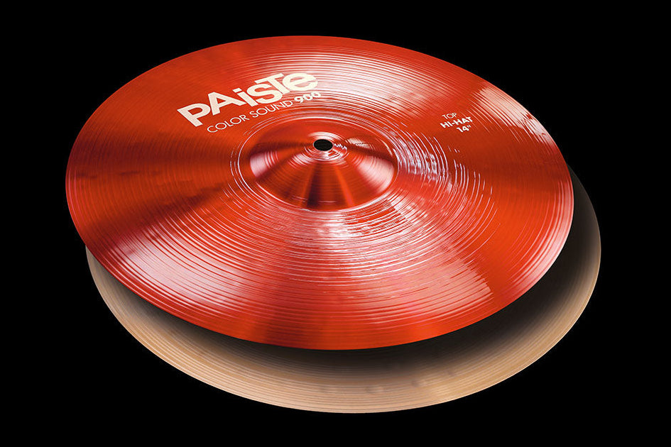 ฉาบ แฉ ไฮแฮท Paiste Color Sound 900 Red Hi-Hat สำหรับกลองชุด ราคาพิเศษ